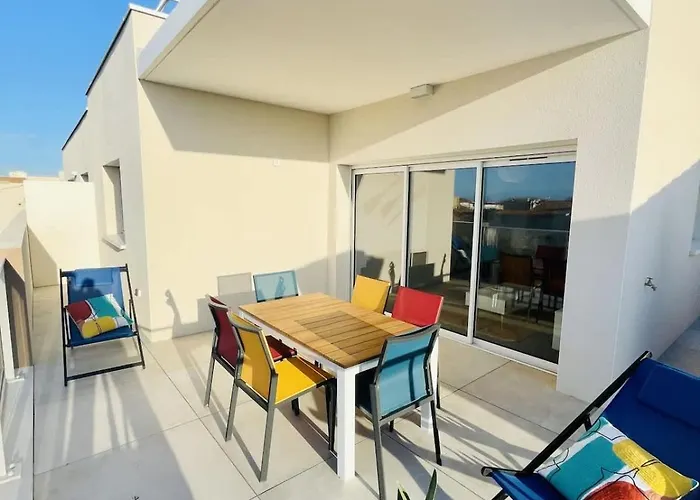 Coral - Lumineux Cap D'agde Vue , Idéalement Situé Apartamento